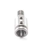 GSTP Car Silver Tone Gear Shift Knob Adapter Fit for Non Threaded Shifter - 圖片 11