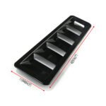 2PCS Universal Car Hood Vent Louver Scoop Cover Air Flow Intake Cooling Panel - Сурет 10