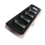 2PCS Universal Car Hood Vent Louver Scoop Cover Air Flow Intake Cooling Panel - Сурет 11