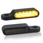Handlebar LED Turn Signals Blinker Running Light For Harley Sportster 1200 883 - Ảnh 2