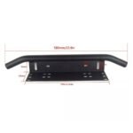23" Bull Bar Front Bumper License Plate Holder Mount Bracket for LED Light Bar – Vaizdas 6