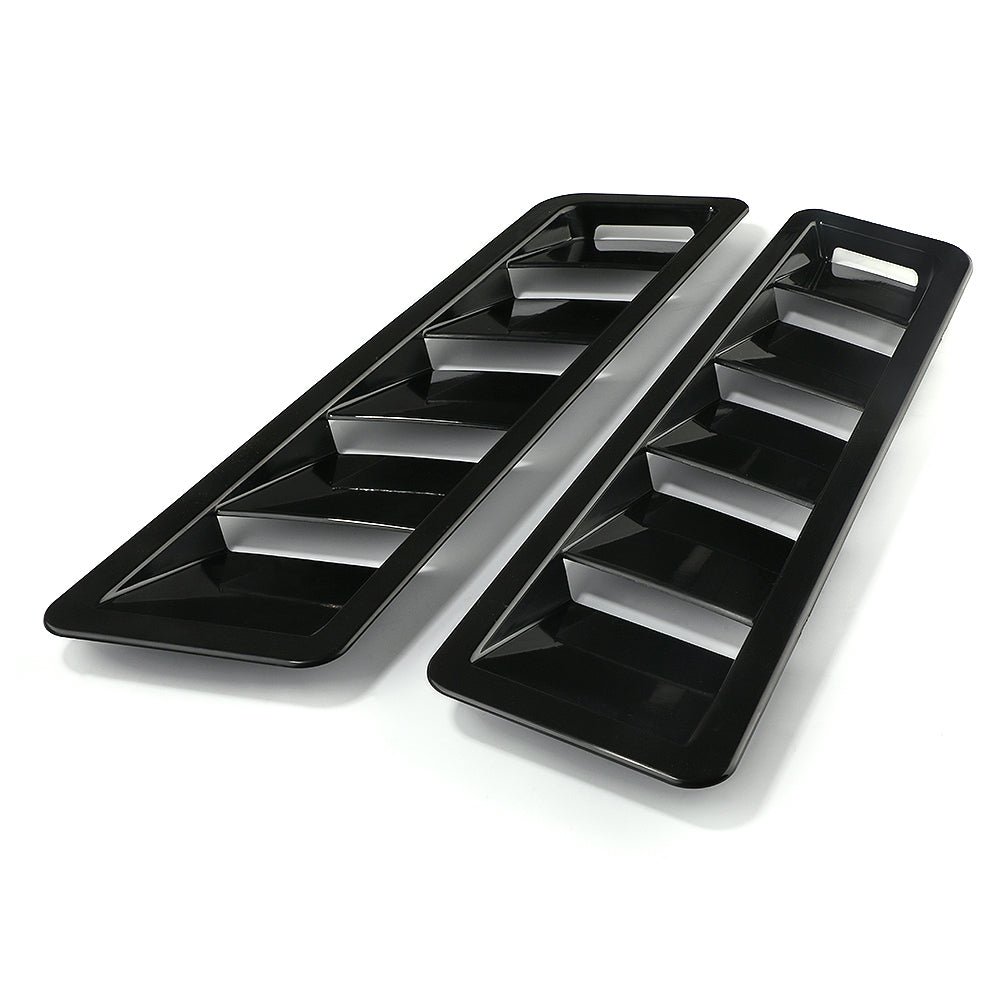 1_49cd4128-f550-4359-9b6b-0568cc5caa37 2PCS Universal Car Hood Vent Louver Scoop Cover Air Flow Intake Cooling Panel - Сурет 1
