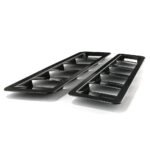 2PCS Universal Car Hood Vent Louver Scoop Cover Air Flow Intake Cooling Panel - Сурет 2