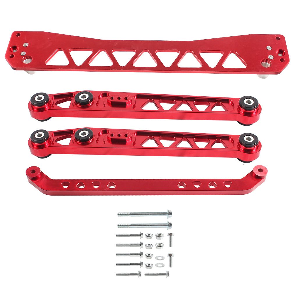 2_2b8b614c-f74b-4e23-a794-14fb3a03aec5 Rear Lower Control Arm Subframe Brace Tie Bar for 1996-2000 Honda Civic EK – Vaizdas 1