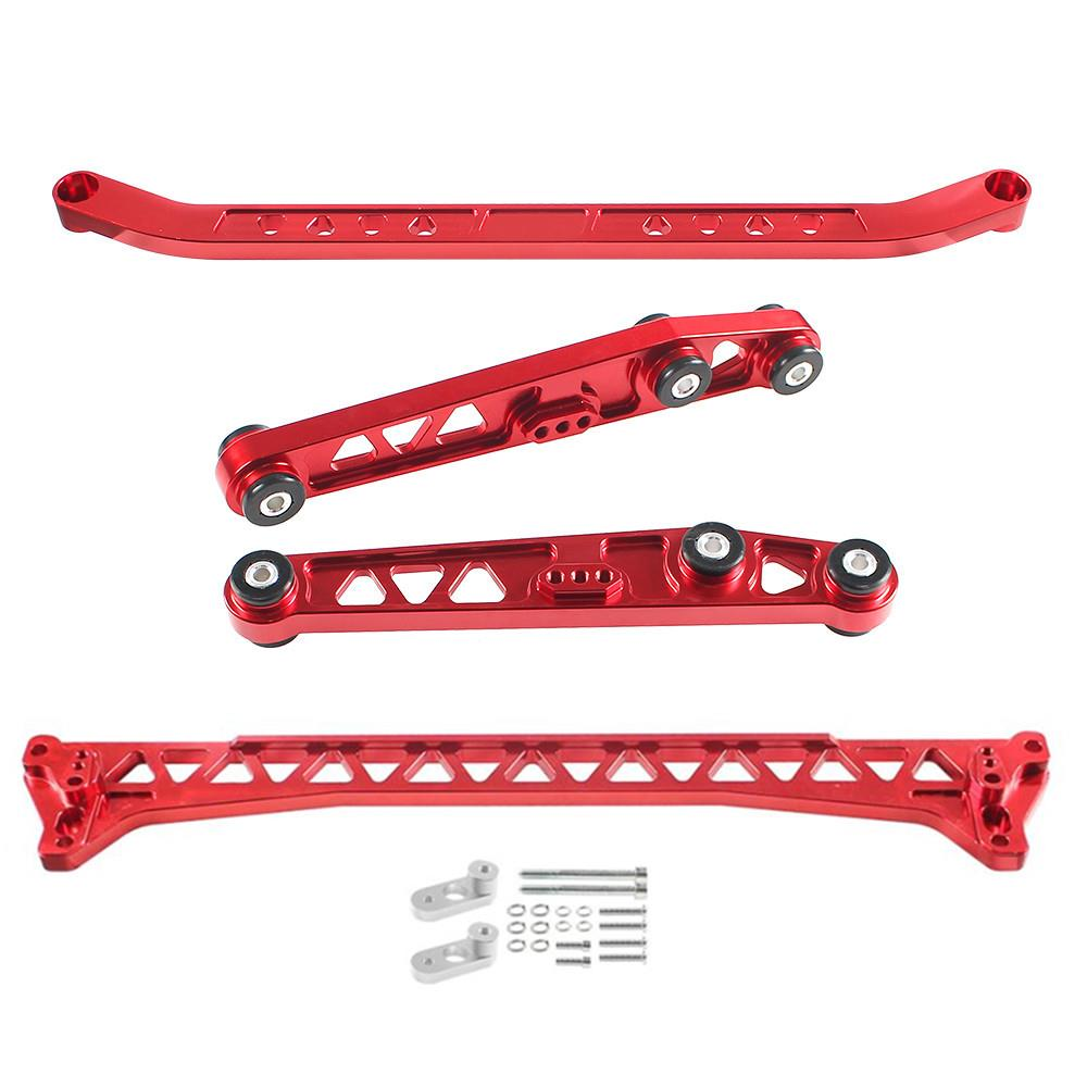 2c5ce683-e803-4e0d-b98e-14f8c3d13bb2 Rear Lower Control Arm Subframe Brace Tie Bar Kit For 92-95 Honda Civic EG – Vaizdas 1