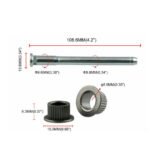 GSTP Door Hinge Pins and Bushing Kit 2 Door 4 Pin Fit for 94 - 04 Chevy GMC - Billede 7