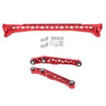 Billet Rear Lower Control Arm + Subframe Brace for Honda Civic 88-95 EG SL - Ảnh 2