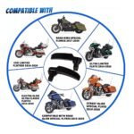 Motorcycle Saddle Bag Latch Kit for Harley-Davidson Road King 2014-2021 Black - Ảnh 5