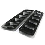 2PCS Universal Car Hood Vent Louver Scoop Cover Air Flow Intake Cooling Panel - Сурет 6