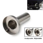 Universal 3.5" to 4.5" Round Steel Removable Catback Exhaust System Muffler Tip Silencer - Ảnh 6