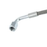 Turbo Oil Feed Line 48" Steel Braided 4AN 90 Degree Straight Hose - Сурет 7