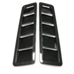 2PCS Universal Car Hood Vent Louver Scoop Cover Air Flow Intake Cooling Panel - Сурет 8