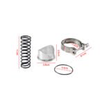 BV50 Series 50mm Blow Off Valve BOV fits TIAL Q V-Band Flange BLACK 6 PSI Spring - Ảnh 2
