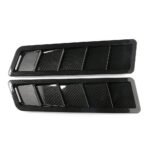 2PCS Universal Car Hood Vent Louver Scoop Cover Air Flow Intake Cooling Panel - Сурет 9