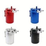 ⁦Baffled Oil Catch Can Kit Reservoir Tank with Breather Filter⁩ - الصورة ⁦7⁩