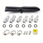 ⁦Baffled Oil Catch Can Kit Reservoir Tank with Breather Filter⁩ - الصورة ⁦8⁩