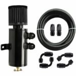 Universal 10AN Baffled Oil Catch Can Breather Can with Drain Valve 750ML Bundle and 10AN 5/8'' Fuel Line Fitting Kit Nylon Braided CPE Oil Hose - 圖片 14