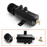 Universal 10AN Baffled Oil Catch Can Breather Can with Drain Valve 750ML Bundle and 10AN 5/8'' Fuel Line Fitting Kit Nylon Braided CPE Oil Hose - 圖片 3