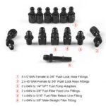 ⁦Fuel Injection Line Install Kit For LS Conversion EFI FI w/Filter and Regulator⁩ - الصورة ⁦8⁩