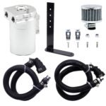 Aluminum Oil Catch Can Kit Oil Separator Reservoir Tank for Ford F150 2.7EB 3.5EB 5.0 Passenger Side 2011-2019 – Vaizdas 16
