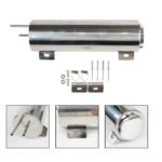 ⁦Polished Stainless Steel 20-24-32-50OZ Radiator Coolant Overflow Puke Tank Can⁩ - الصورة ⁦15⁩