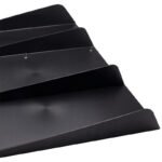 Black Rear Bumper Diffuser Shark ABS 4-Fin Spoiler Lip Splitter For Mazda Miata — изображение 3