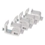 4 PCS Truck Cap Topper Camper Shell Mounting Clamps Heavy Duty Aluminum Silver – Vaizdas 4