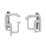 4 PCS Truck Cap Topper Camper Shell Mounting Clamps Heavy Duty Aluminum Silver – Vaizdas 5