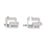 4 PCS Truck Cap Topper Camper Shell Mounting Clamps Heavy Duty Aluminum Silver – Vaizdas 6