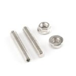 16 Pcs Stainless Exhaust Manifold Stud Nuts kit for Ford 4.6 & 5.4 Liter V8 2 Manifolds – Vaizdas 3