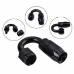 2PCS AN4/AN6/AN8/AN10/AN12 Swivel Hose End Fitting Adapter For Oil/Fuel/Gas Hose Line - Ảnh 8