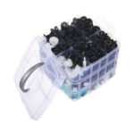 ⁦801Pcs/750Pcs/ 1000Pcs Car Retainer Auto Fasteners Push Trim Plastic Clips Pin Rivet Bumper Kit⁩ - الصورة ⁦6⁩