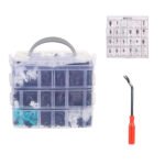 ⁦801Pcs/750Pcs/ 1000Pcs Car Retainer Auto Fasteners Push Trim Plastic Clips Pin Rivet Bumper Kit⁩ - الصورة ⁦11⁩