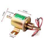 12V Universal 3-6PSI Gas Diesel Inline Low Pressure Electric Fuel Pump HEP-02A - Billede 2