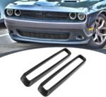 2PCS Front Grill Grille Insert Cover Trim for Dodge Challenger 2015-2023 Accessories – Vaizdas 4