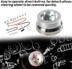 GSTP 5 & 6 Hole Billet Steering Wheel Hub Adapter for GM Chevrolet Models Replacement - 圖片 4
