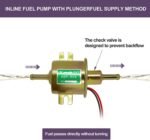 12V Universal 3-6PSI Gas Diesel Inline Low Pressure Electric Fuel Pump HEP-02A - Billede 4