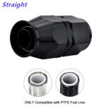 2PCS AN4/AN6/AN8/AN10/AN12 PTFE Hose End Fitting Adapter for PTFE Hose Line Only – Vaizdas 3