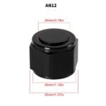 2PCS 4/6/8/10/12 AN Female Flare Fitting Cap Block Off Nut Aluminum For Fuel Systems - Ảnh 3