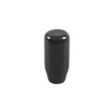 ⁦Universal Forged Carbon Fiber Manual Gear Gear Shift Knob Lever Shifter Black⁩ - الصورة ⁦3⁩