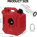 Motorcycle Portable Gas Tank 5L Jerry Can For Honda KTM BMW Street ATV Off Road – Vaizdas 3