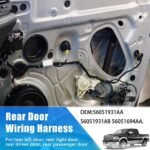 For Dodge Ram MOPAR 56051694AA, 56051931AA, 56051931AB Rear Door Wiring Harness - Ảnh 6