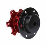 Universal Sports Steering Wheel Quick Release Snap Off Boss Kit Hub Adapter Red - 圖片 4