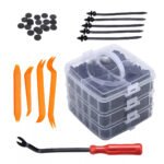 ⁦801Pcs/750Pcs/ 1000Pcs Car Retainer Auto Fasteners Push Trim Plastic Clips Pin Rivet Bumper Kit⁩ - الصورة ⁦12⁩