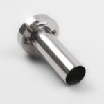 Universal 3.5" to 4.5" Round Steel Removable Catback Exhaust System Muffler Tip Silencer - Ảnh 4