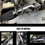 ⁦99-06 Chevy GMC V8 4.8L/5.3L/6.0L 4 inches Cold Air Intake Kit+Heat Shield⁩ - الصورة ⁦11⁩