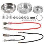 GSTP 5 & 6 Hole Billet Steering Wheel Hub Adapter for GM Chevrolet Models Replacement - 圖片 8