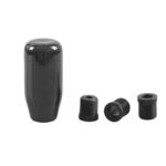 ⁦Universal Forged Carbon Fiber Manual Gear Gear Shift Knob Lever Shifter Black⁩ - الصورة ⁦6⁩
