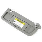 Left Driver & Right Passenger Side Sun Visor for Honda Civic 2006-2011 Light Gray 83280-SNA-A01ZC - Ảnh 9