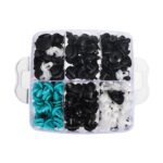 ⁦801Pcs/750Pcs/ 1000Pcs Car Retainer Auto Fasteners Push Trim Plastic Clips Pin Rivet Bumper Kit⁩ - الصورة ⁦9⁩